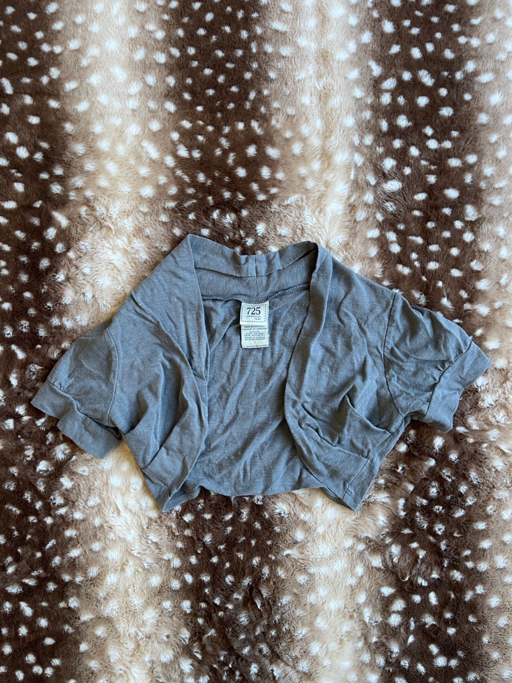 725 Originals grey bolero